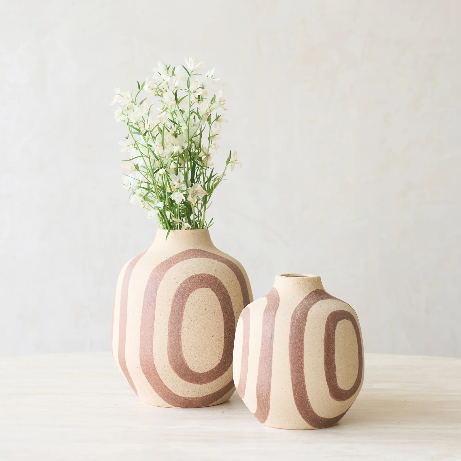 Functional Umya Vase Sand Terracotta Eco-Friendly