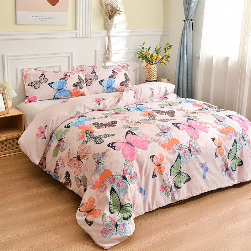 Optimized Rural Elegant Butterfly Soft Bedding User-Friendly