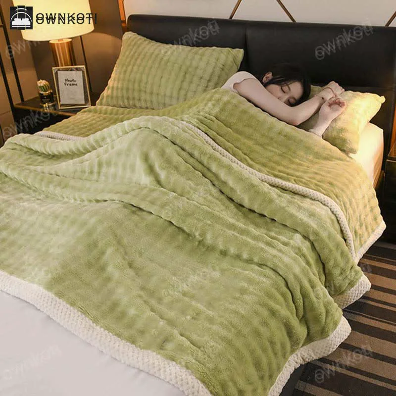 Official Solid Color Reversible Soft Fleece Blanket Classic