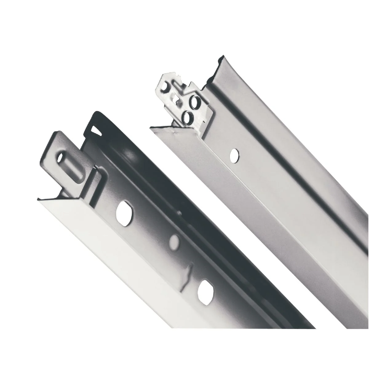 Fine Crafted Donn 12 Ft. x 1-1 2 In. White Steel Fire Resistant Main Tee Reusable