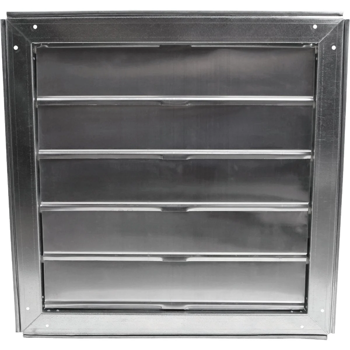 Smart Ventamatic Cool Attic Galvanized Steel Aluminum Louvers 22 In. W x 22 In. H x 3 In. D Automatic Automatic Gable Shutter Environmentally Friendly