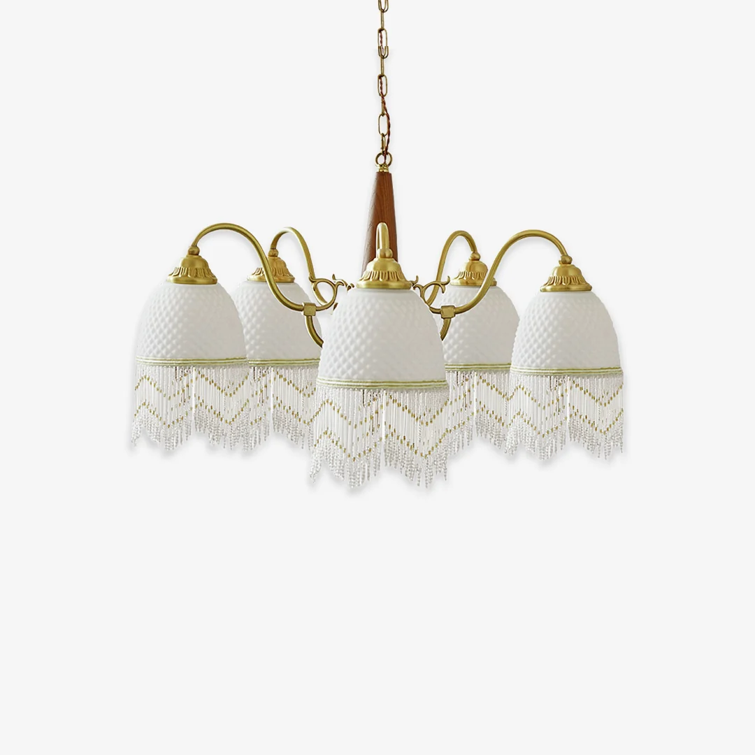 Selected Mesh Tassel Chandelier Authentic