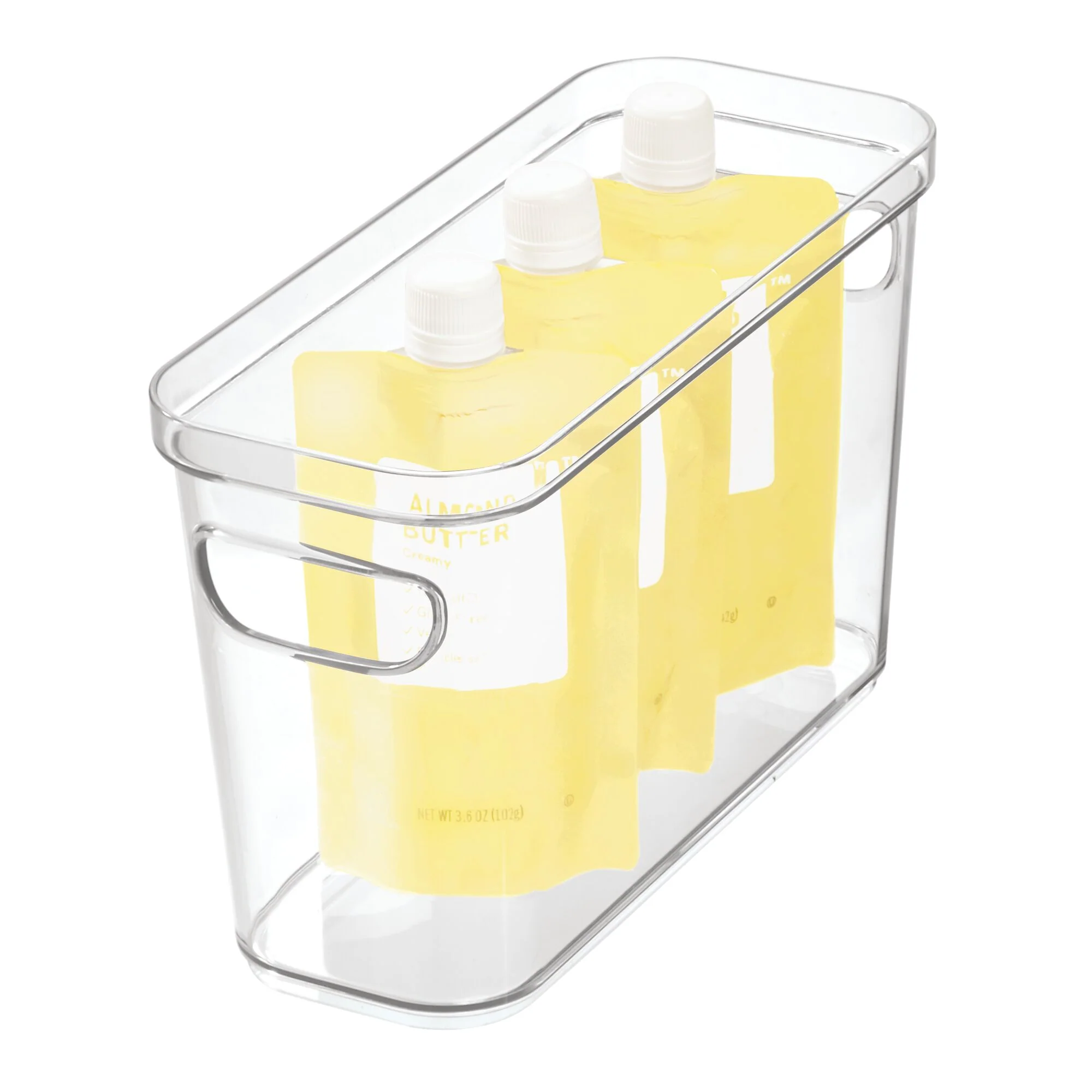 Luxury iDesign Organizer Bin with Handles made with Recycled Plastic Convenient