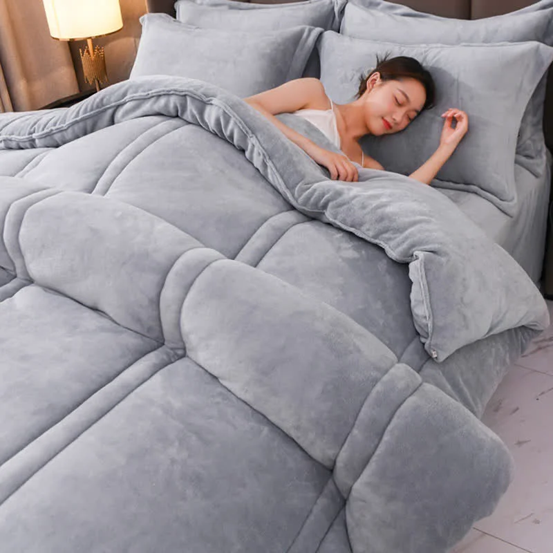 Selected Simple Solid Color Soft Winter Blanket