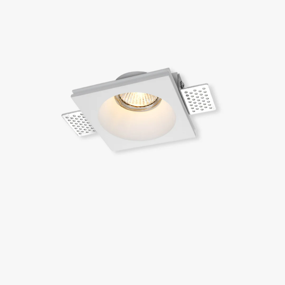 Functional LED Plaster Embedded Spotlights Crafted