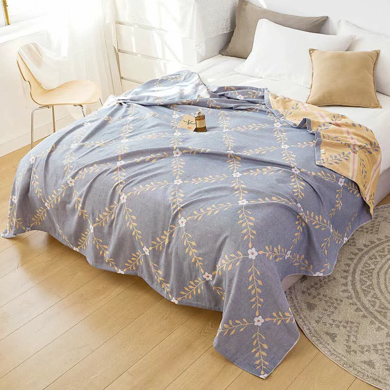 Exceptional Thin Breathable Two Layers Reversible Quilt Crafted