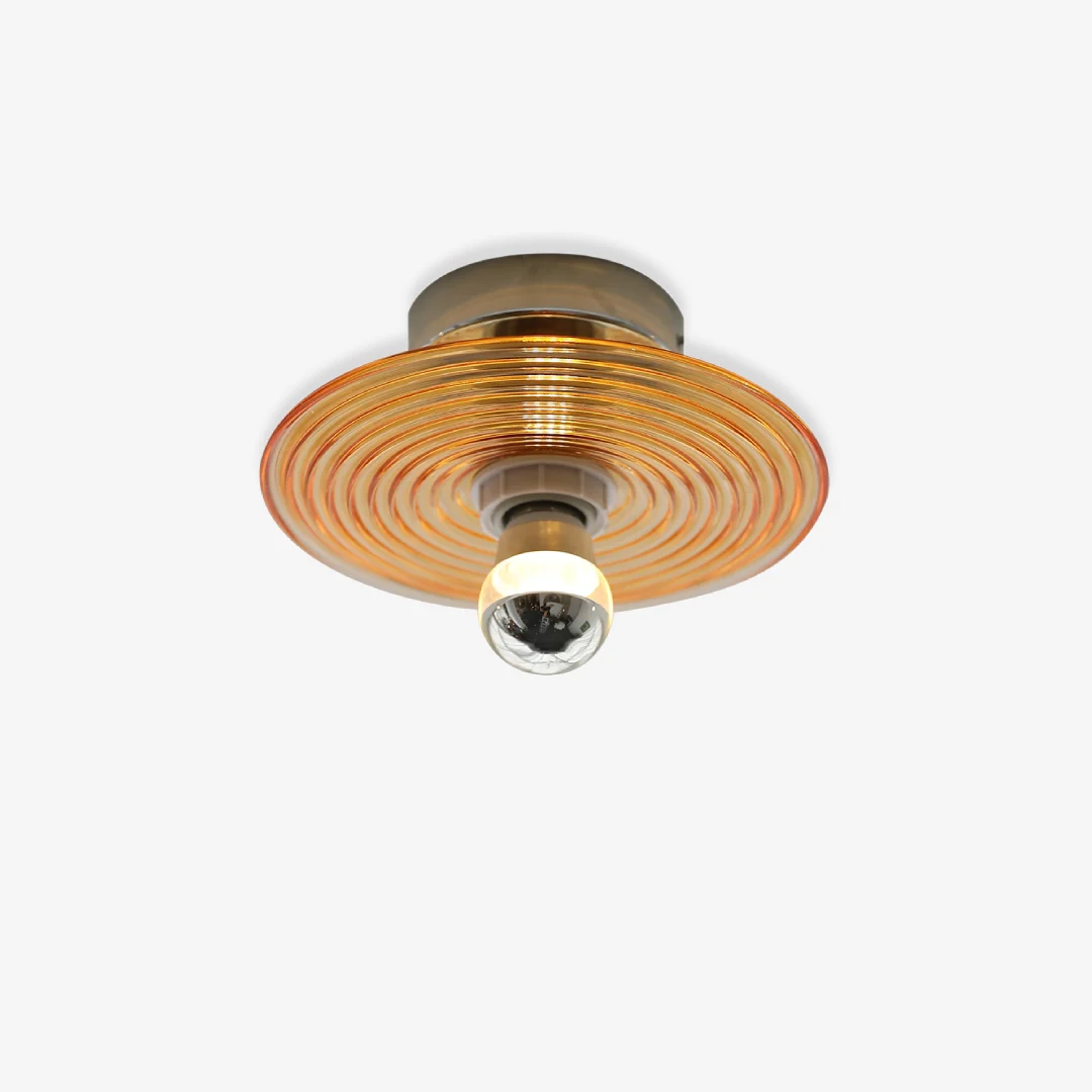 Sophisticated Corrugated Ceiling Light Artisan