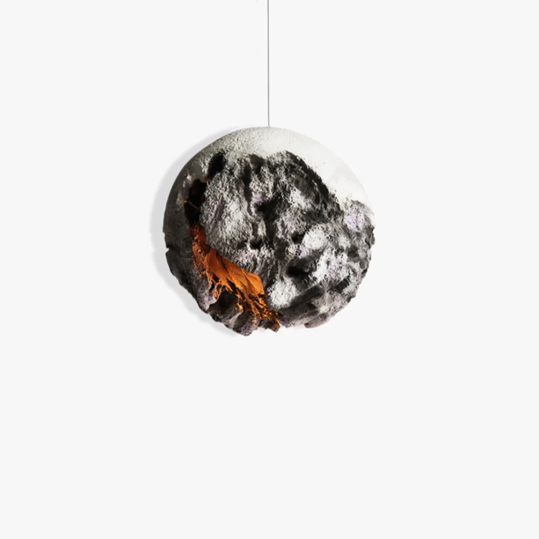 Verified Cement Meteorite Pendant Lamp Efficient