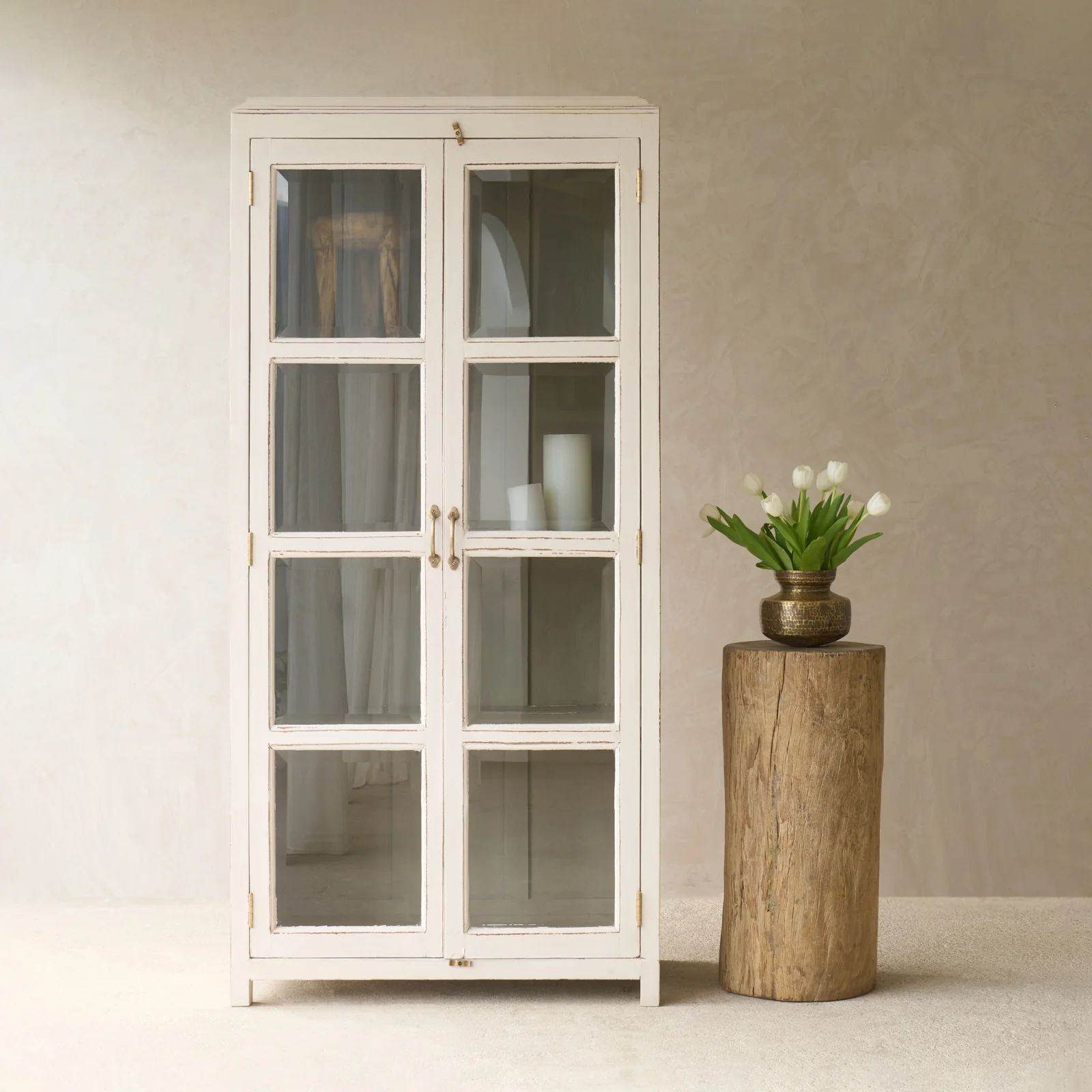 Reusable Vintage Tall Cabinet Ricotta Prestigious