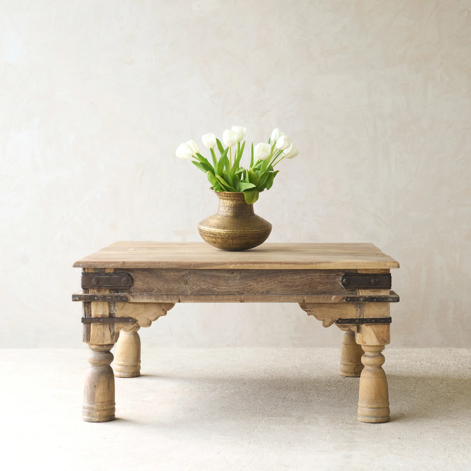High-Quality Vintage Bajot Coffee Table Natural Trendy
