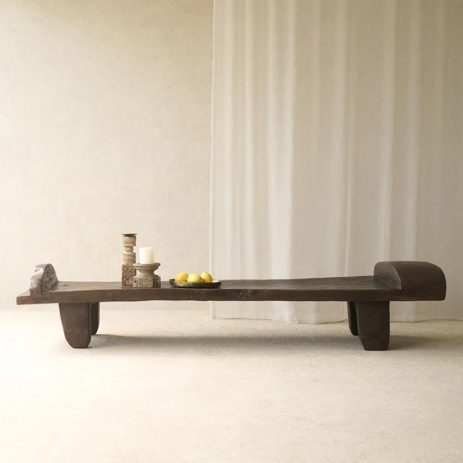 Versatile Vintage Naga Tribal Coffee Table Dark No. 4 Stylish