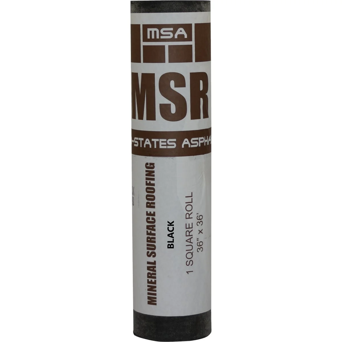 High-End Mid States 36 In. x 36 Ft. Black Asphalic Coated Fiberglass Mat-2 Sides Asphalt Roofing Membrane Stylish