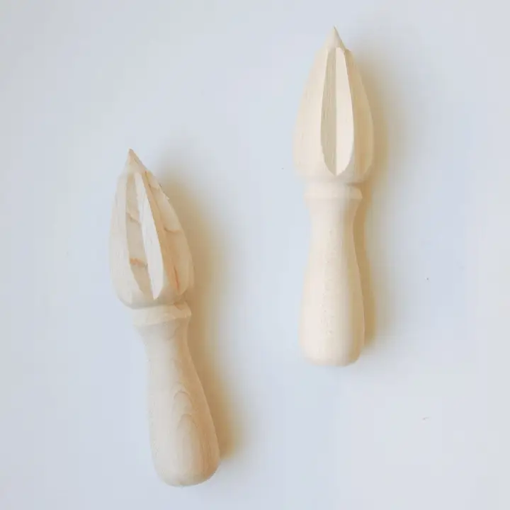 Premium Natural Wood Citrus Reamer Carefully Designed