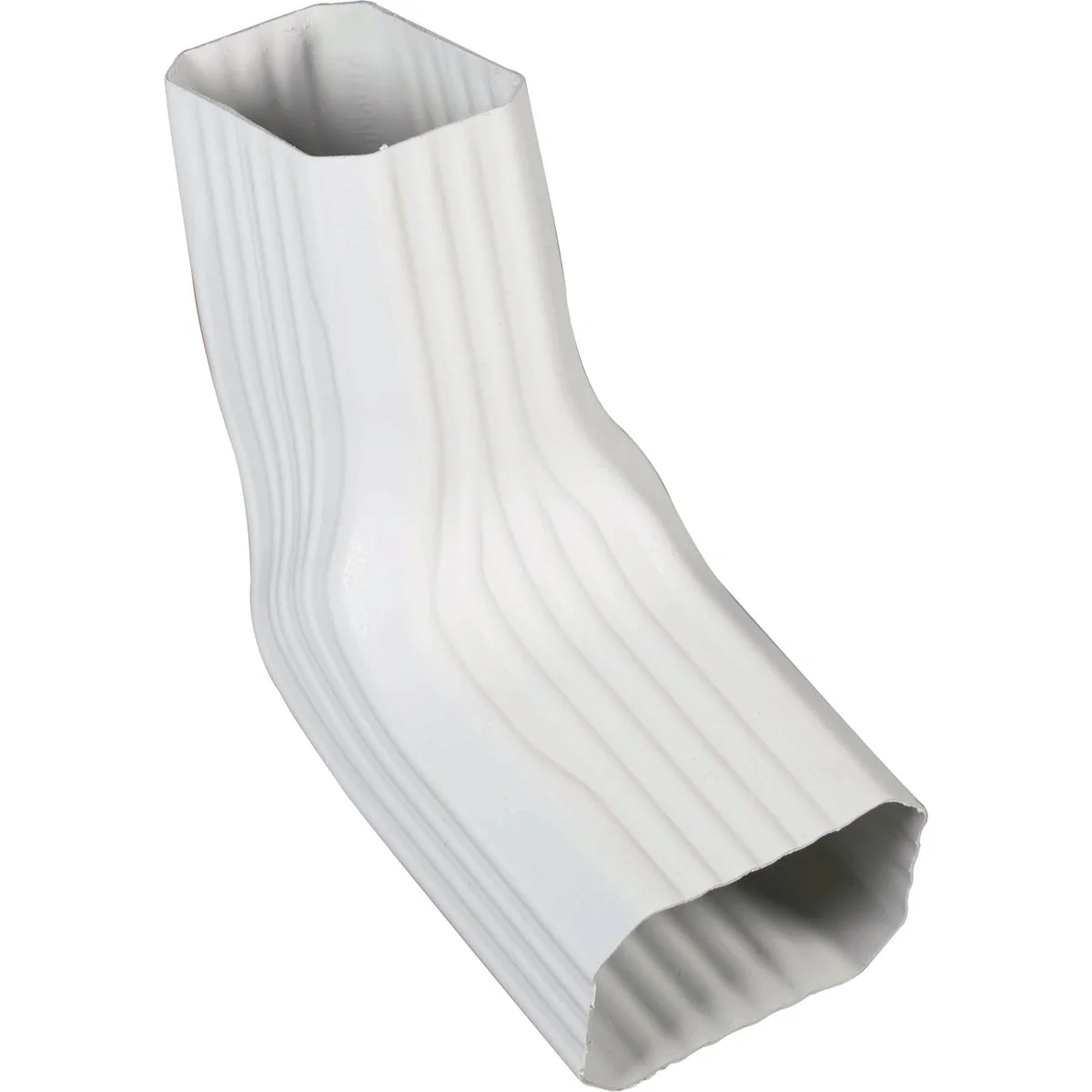 Reusable Amerimax 2 In. x 3 In. A B White Vinyl Transition Elbow Official