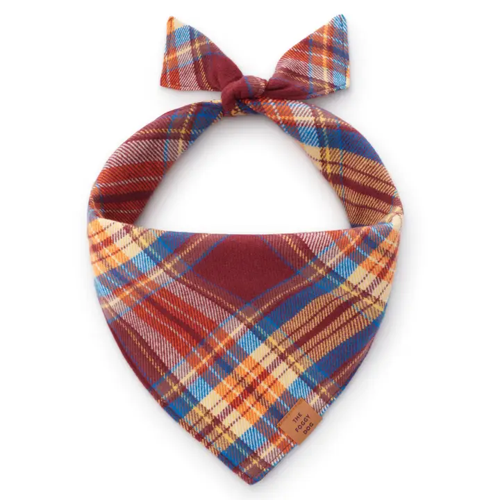 User-Friendly Marlow Plaid Flannel Dog Bandana Excellent