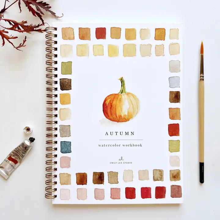 Solid Watercolor Painting Workbooks Step-by-Step Art Books Breathable