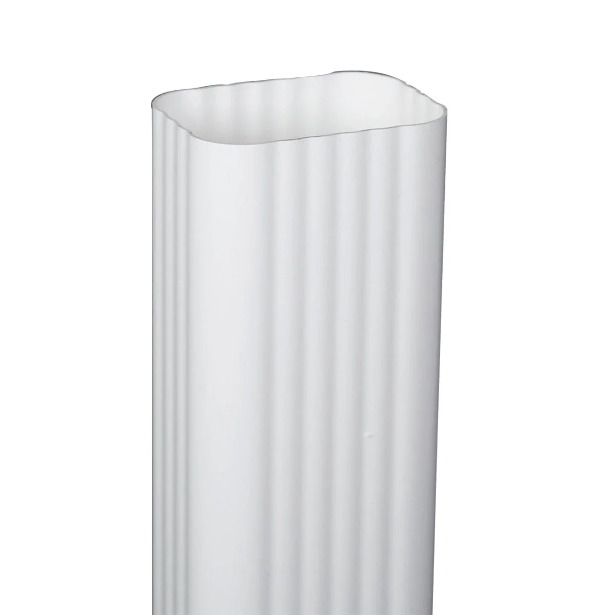 Outstanding Amerimax 2 In. x 3 In. x 10 Ft. Traditional K-Style White Vinyl Downspout Original Design