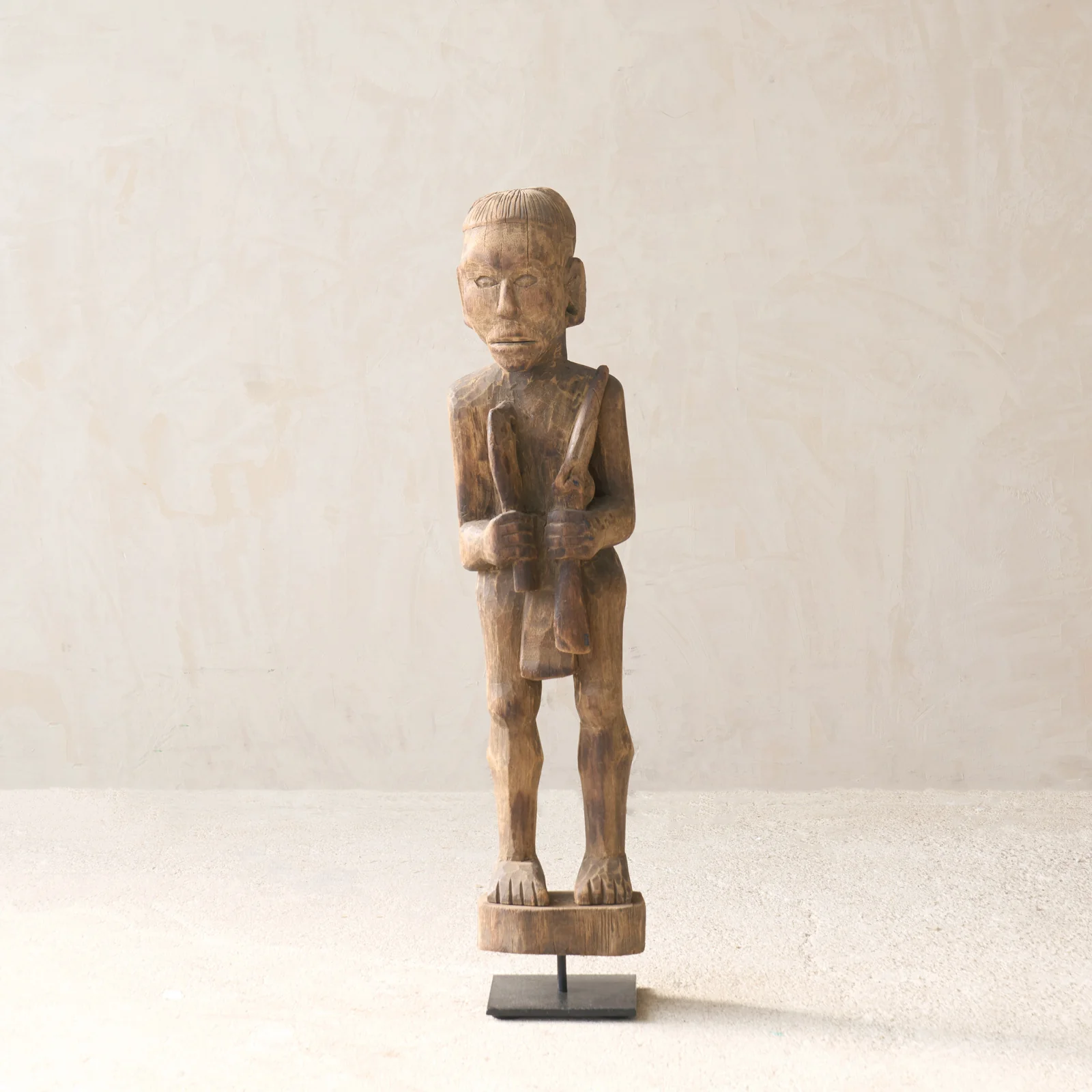 Official Vintage Naga Tribal Wood Sculpture No. 1 Secure