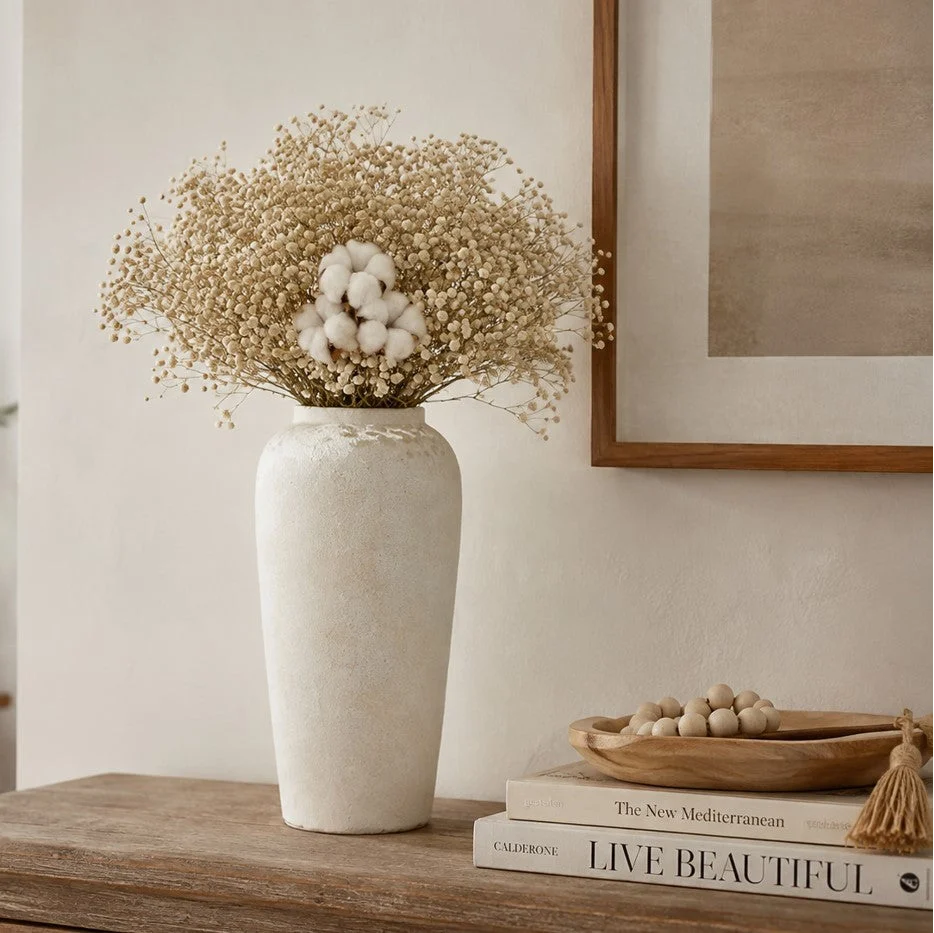 Carefully Designed Large Vintage White Ceramic Vase 19 User-Friendly