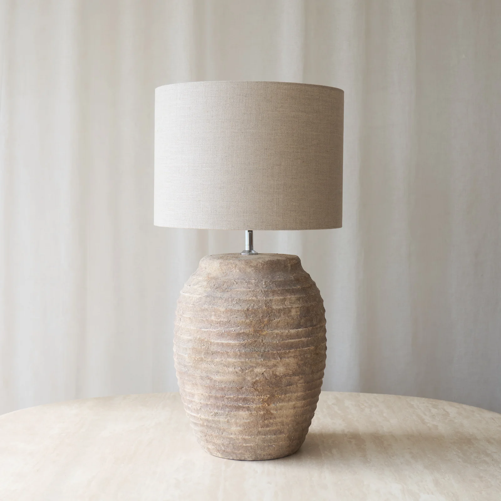 Powerful Cassaro Lamp Dark Brown 46.5cm Luxury
