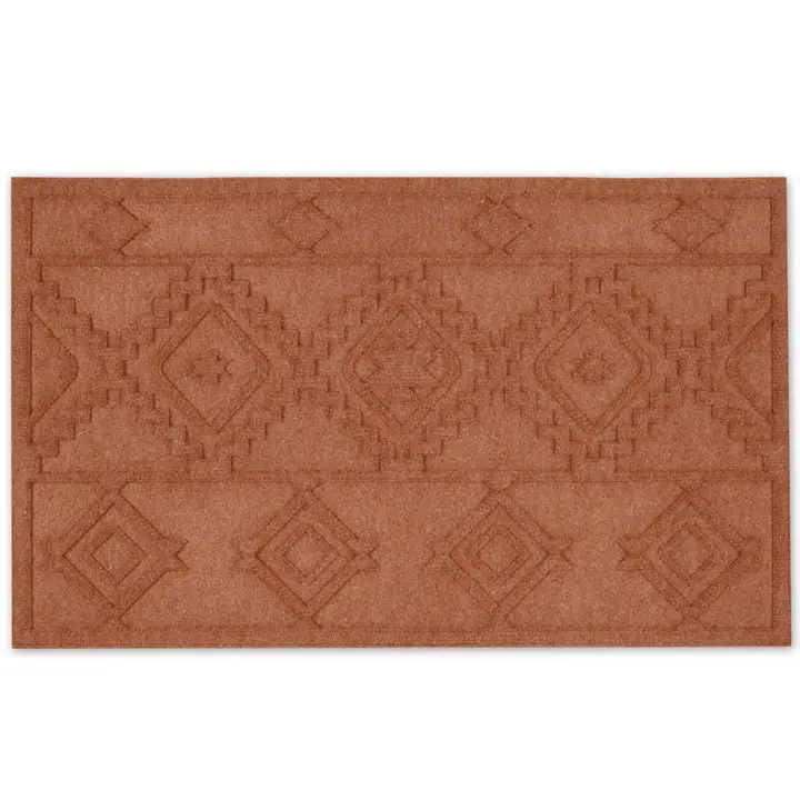 Genuine Aztec Geometric Indoor Outdoor Hog Mat 18 x 30 Minimalist