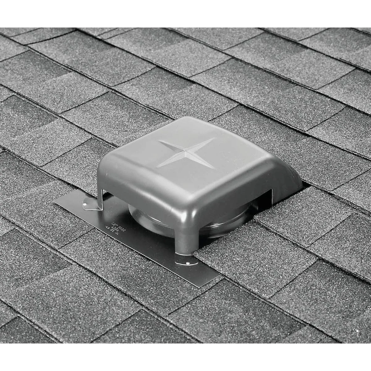 Contemporary Airhawk 40 In. Mill Galvanized Steel Slant Back Roof Vent Casual