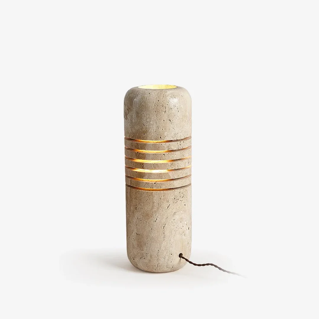 Effective Travertine Bucket Floor Lamp Reliable