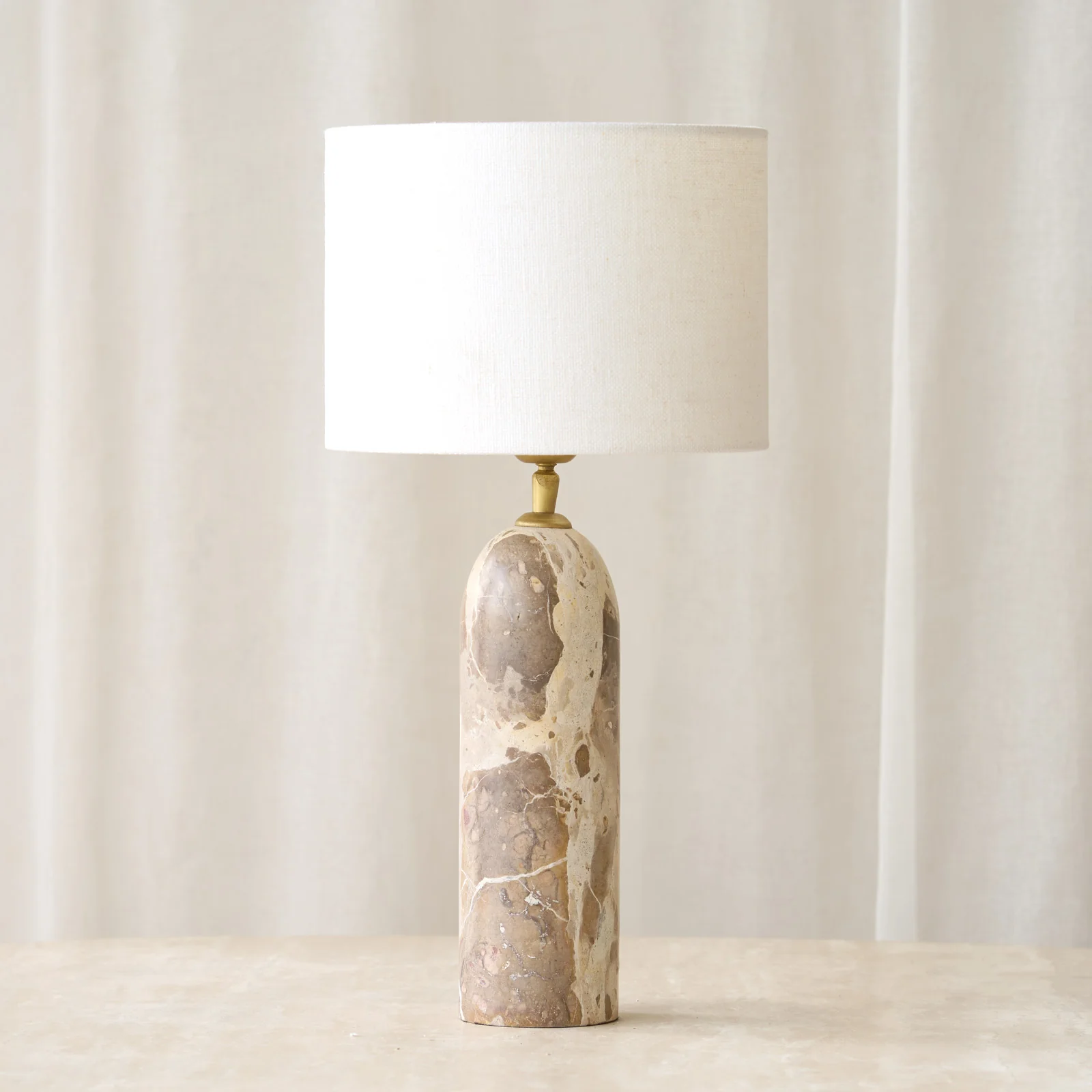 Relaxed Maliki Table Lamp Marble 35cm Luxury