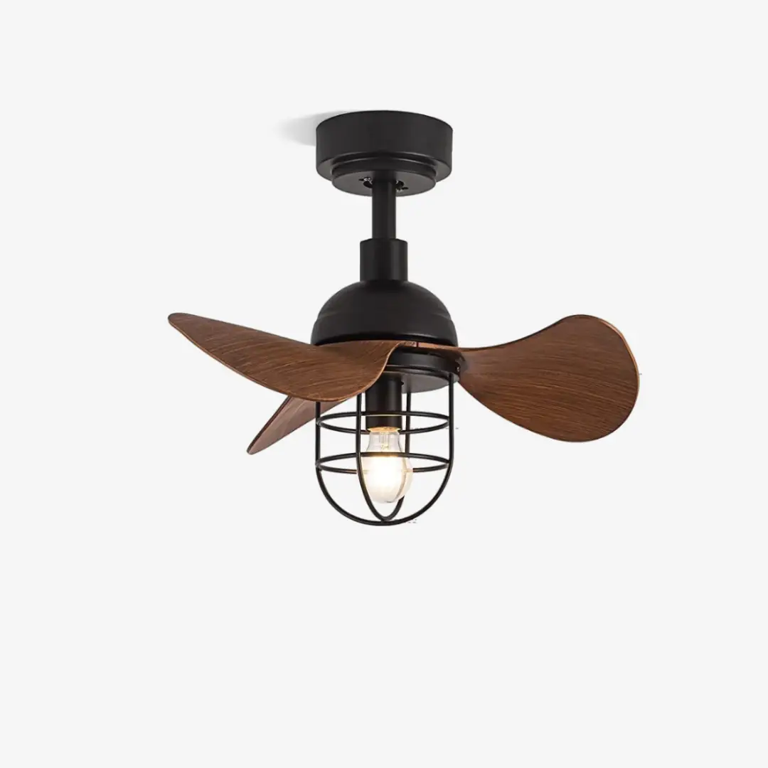 Easy-to-Use Oxton Ceiling Fan Lamp Green