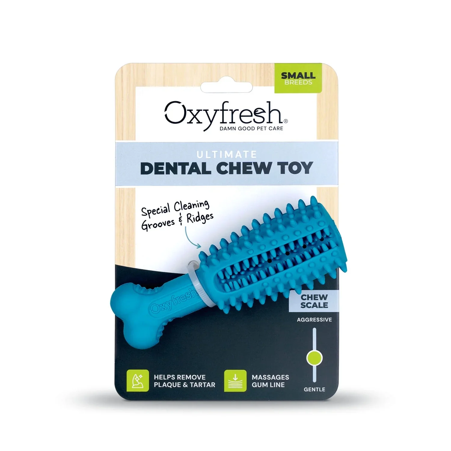 Flexible Oxyfresh Pet Dental Chew Toy Long-Lasting