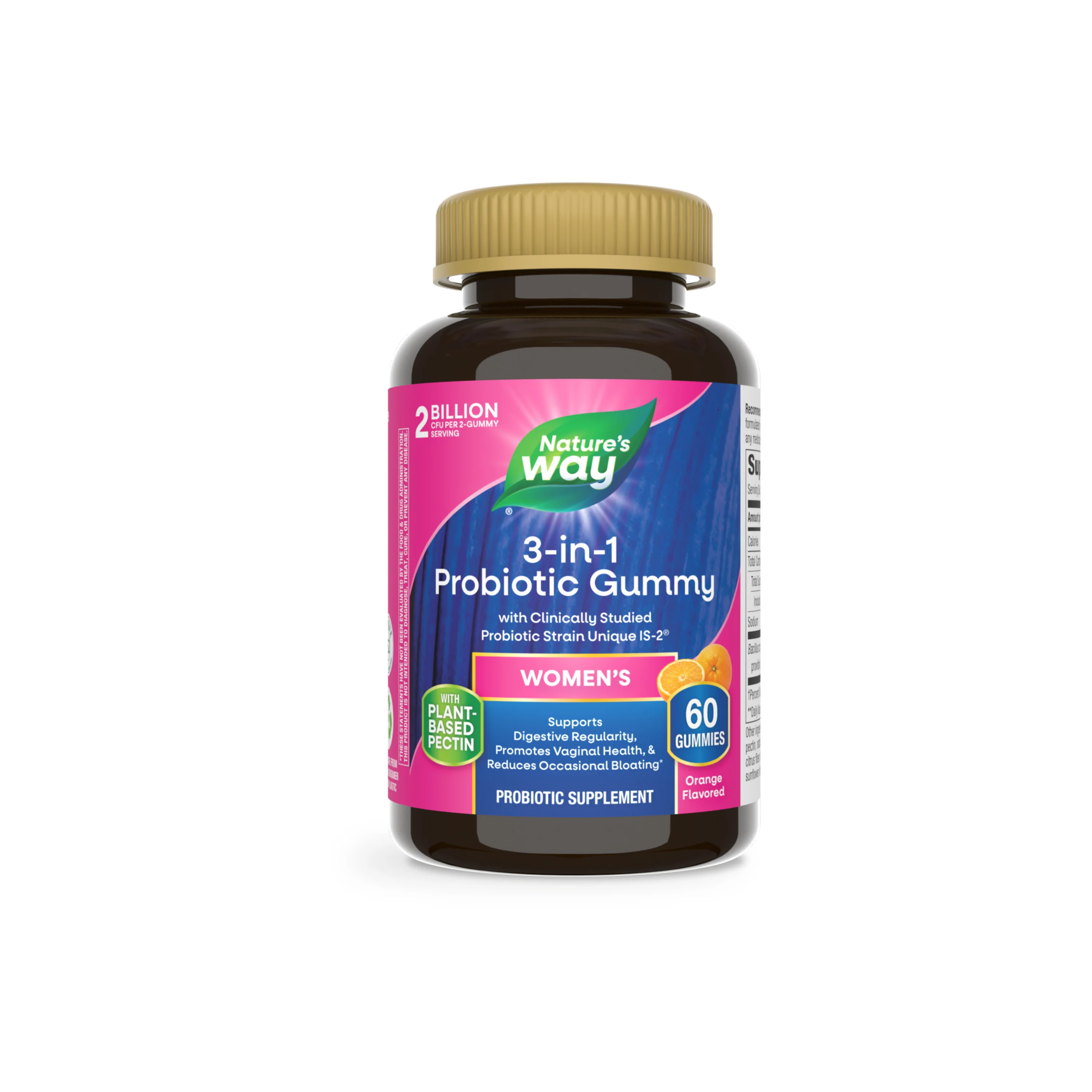 Dependable Nature's Way 3-in-1 Probiotic Gummy Clean