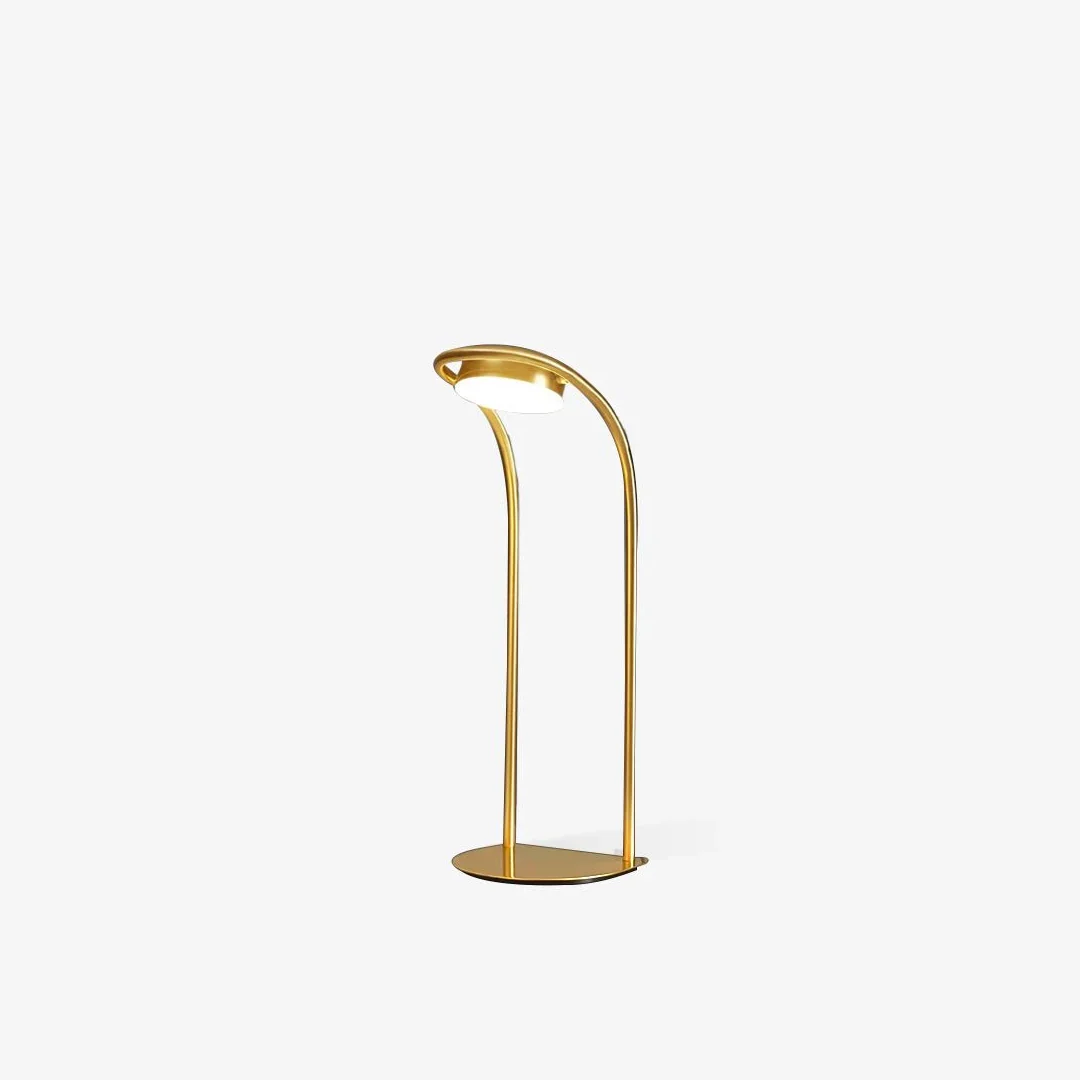 Crafted Simple Round Table Lamp Artisan