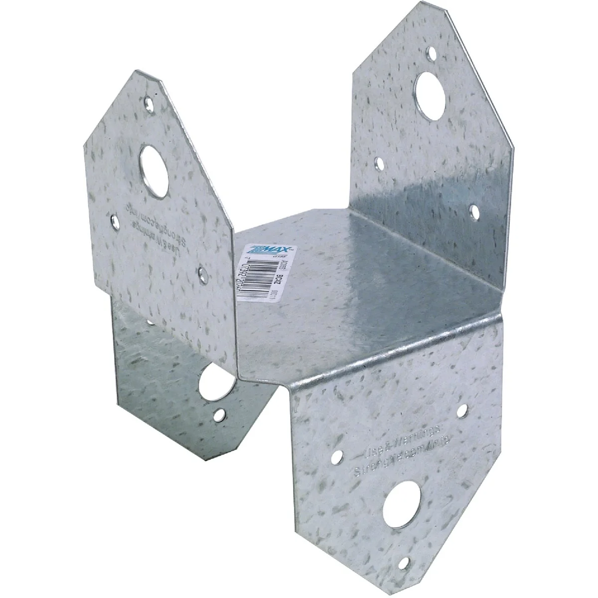 Crafted Simpson Strong-Tie 4 In. x 4 In. 18 ga Z-Max BC Post Cap Base Versatile