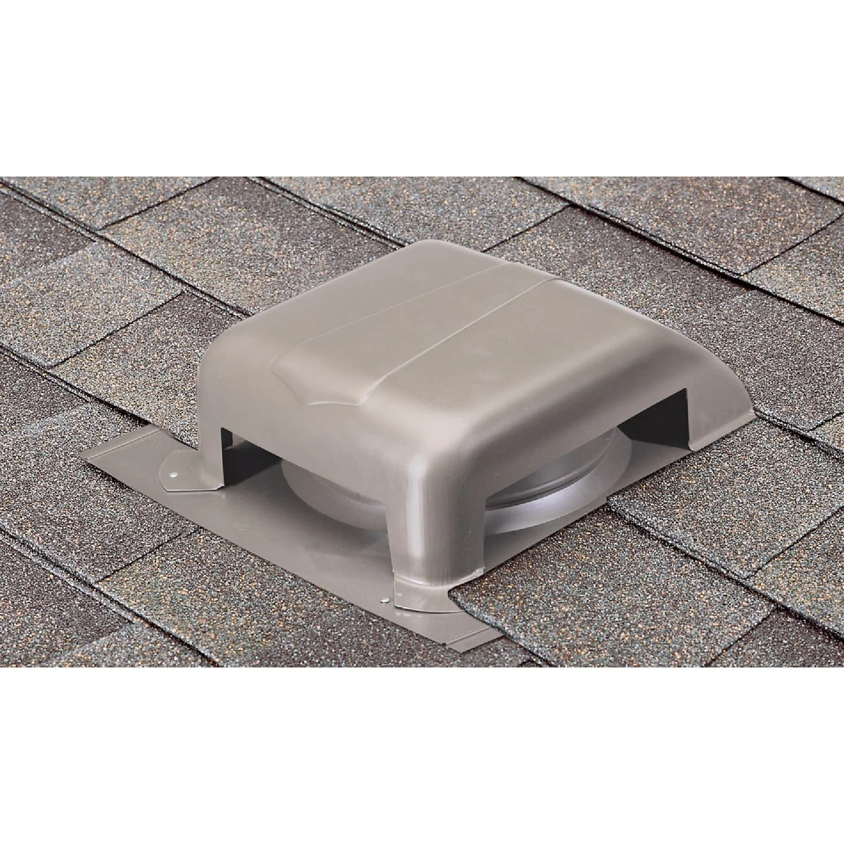 Effective Airhawk 40 In. Weatherwood Galvanized Steel Slant Back Roof Vent Responsible
