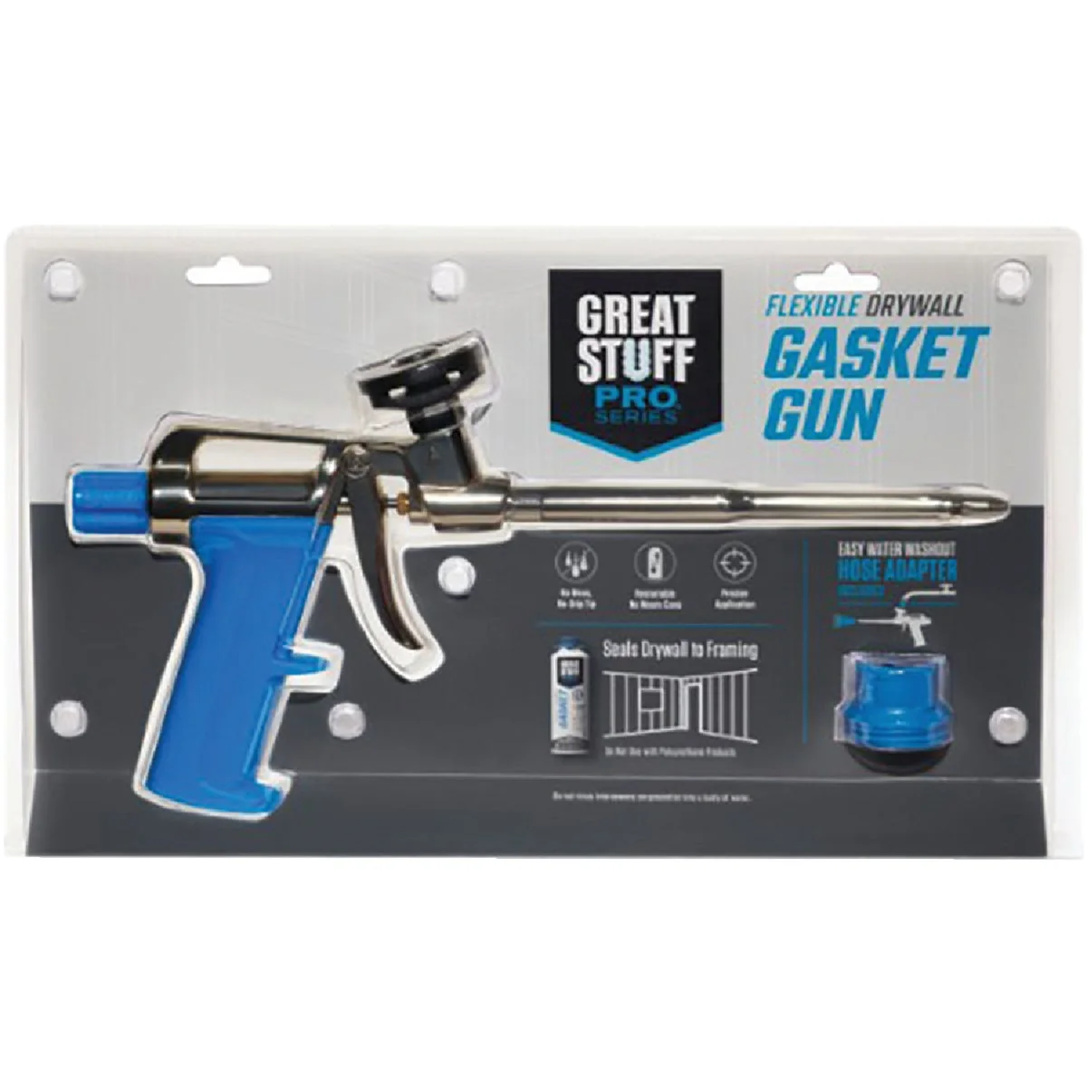 Verified GREAT STUFF PRO 9 In. Drywall Gasket Dispensing Gun Safe