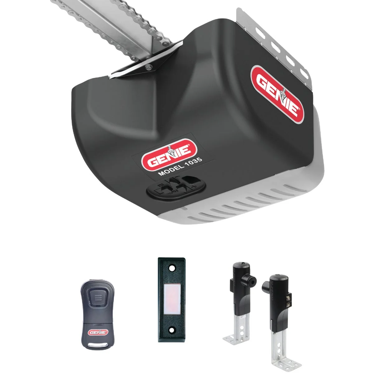 Efficient Genie 500 1 2 HP Chain Drive Garage Door Opener Casual