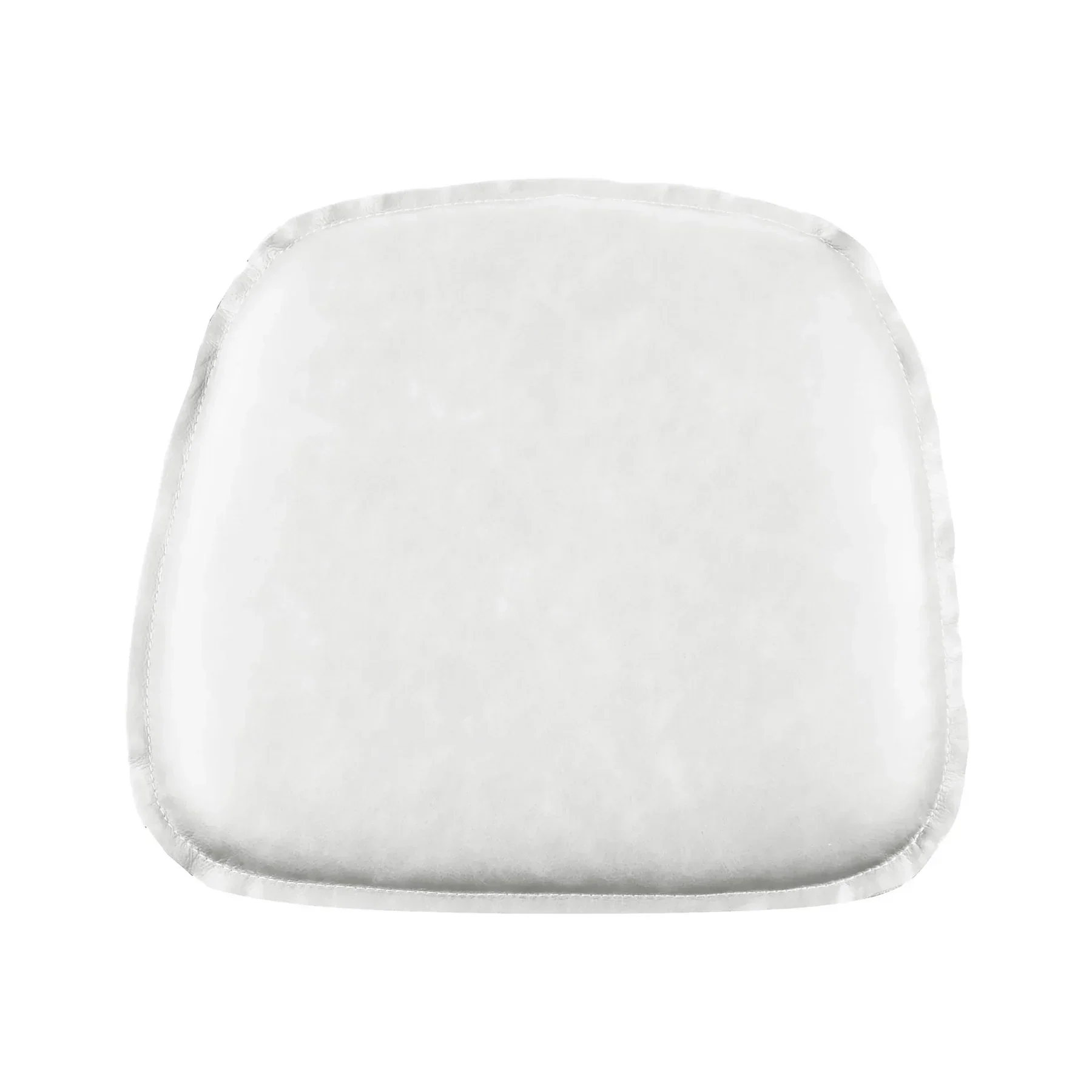 Consistent Metal Crossback Leather Cushion Seat -White Efficient