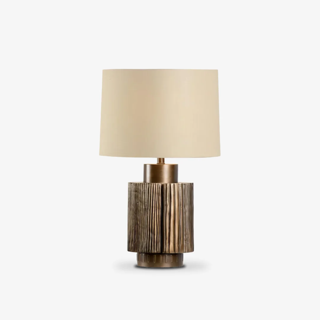 Fine Crafted Antique Groove Table Lamp Traditional