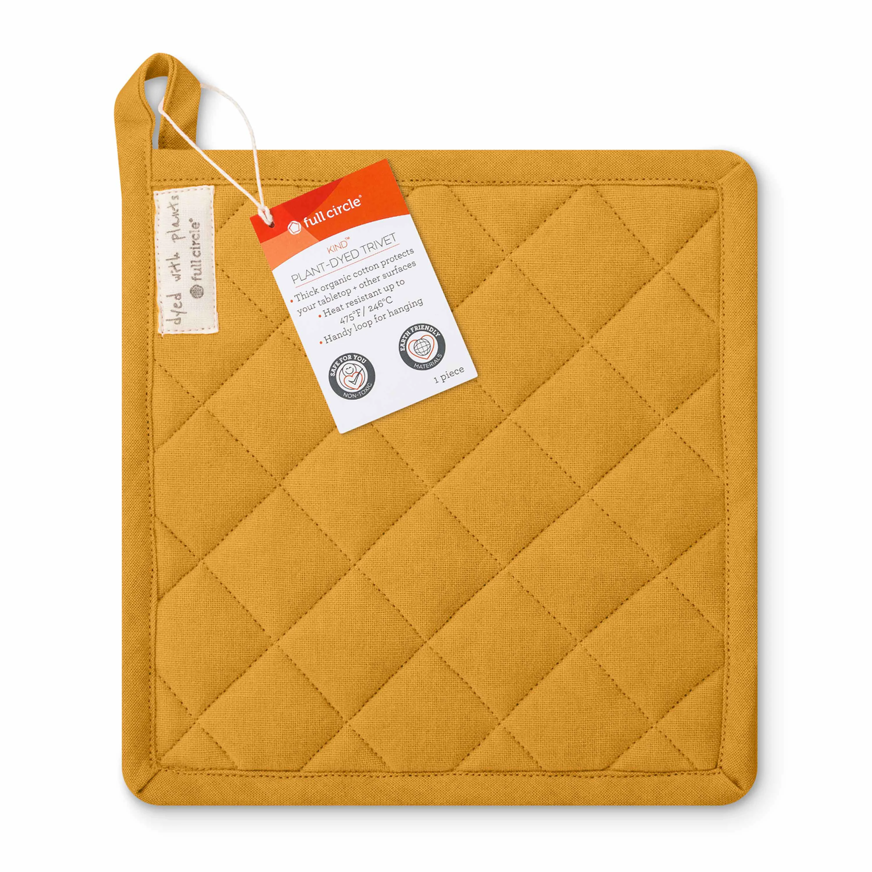 High-Quality Full Circle Kind Plant Dyed Trivet Premium Material