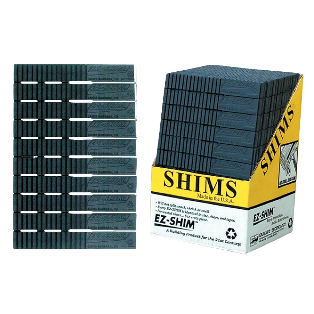 Optimized EZ Shim 8 In. L Bulk Plastic Shims 36-Count Professional