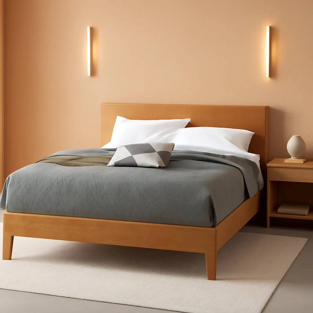 Sophisticated Premium Twelveinch Wood Platform Bed Slats Full Size Professional