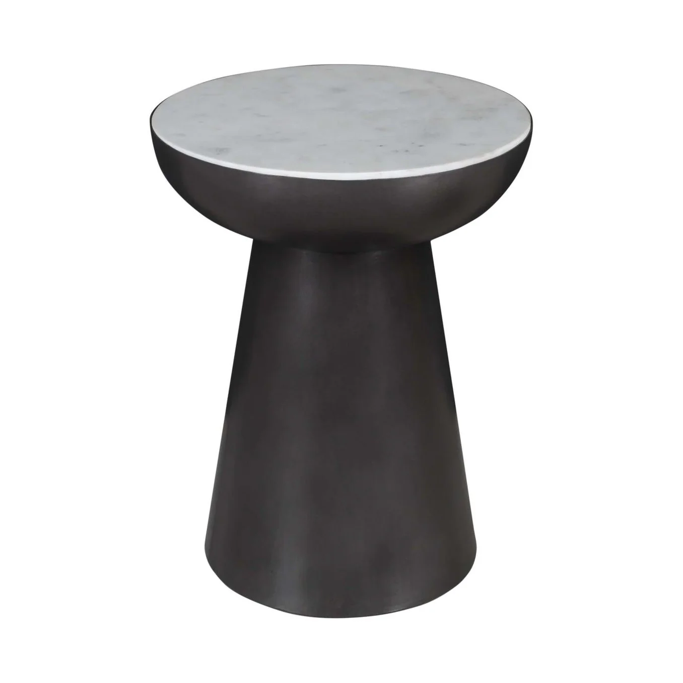 Sophisticated Cirkel Pedestal End Table Tall High-End