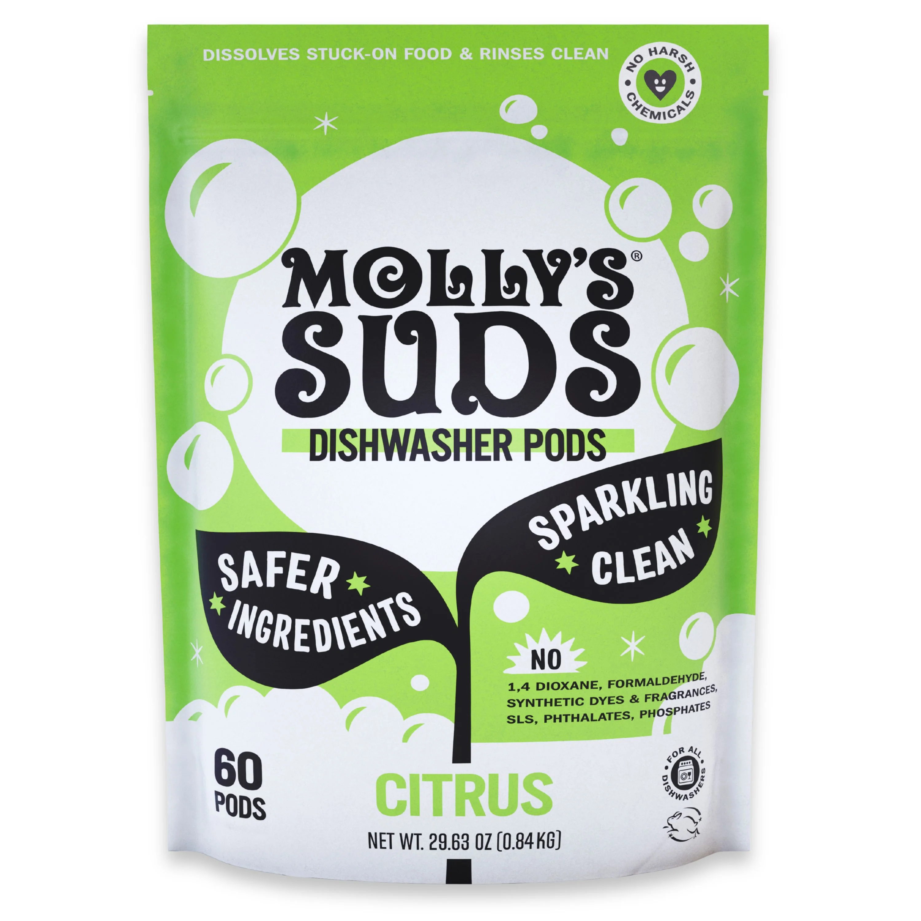 Effective Molly's Suds Dishwasher Detergent Pods Fine