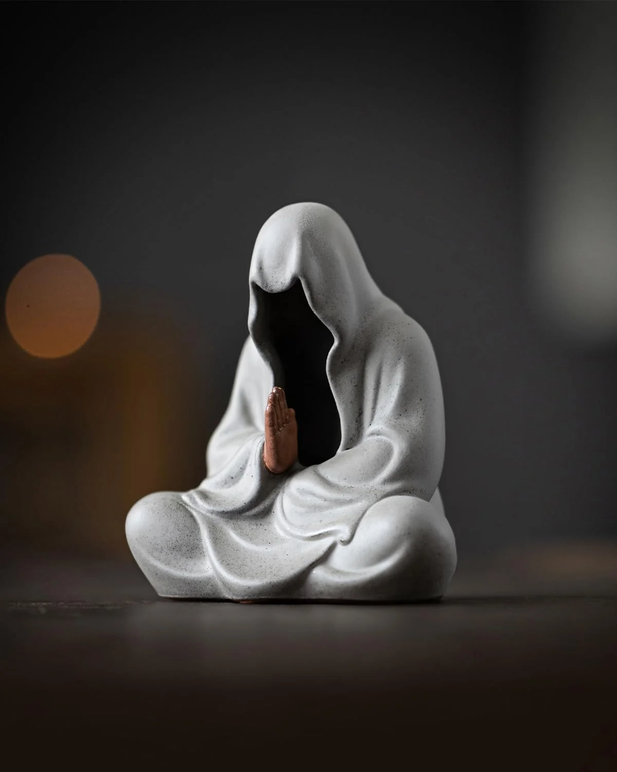 Excellent Ceramic Zen Figurine Faceless Tea Pet - Kung Fu Tea Set Accessories Japanese Decor for Home Asian Meditation Statue Artisan