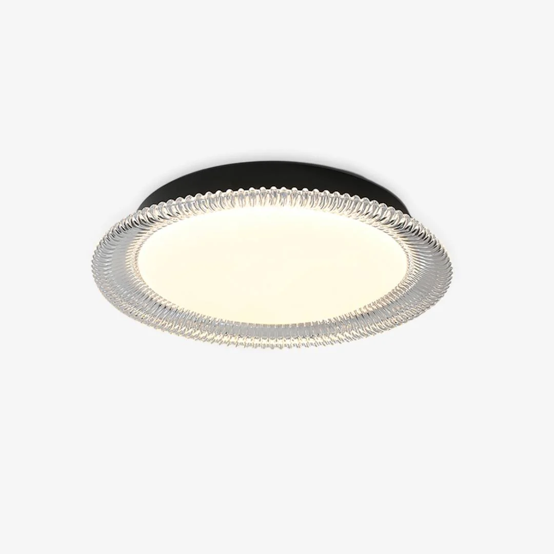 Efficient Water Ripple Hat Ceiling Light Contemporary