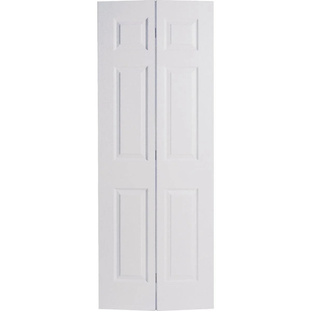 Effective Masonite 24 In. W x 79 In. H Textured Hardboard Primed White 6-Panel 2-Door Bifold Door Environmentally Friendly