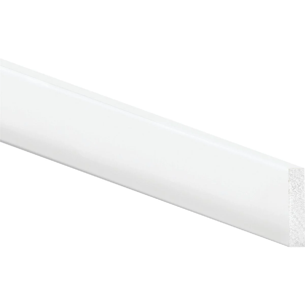 Reusable Inteplast Building Products 2-1 2 In. x 8 Ft. Crystal White Polystyrene Flat Molding Healthy