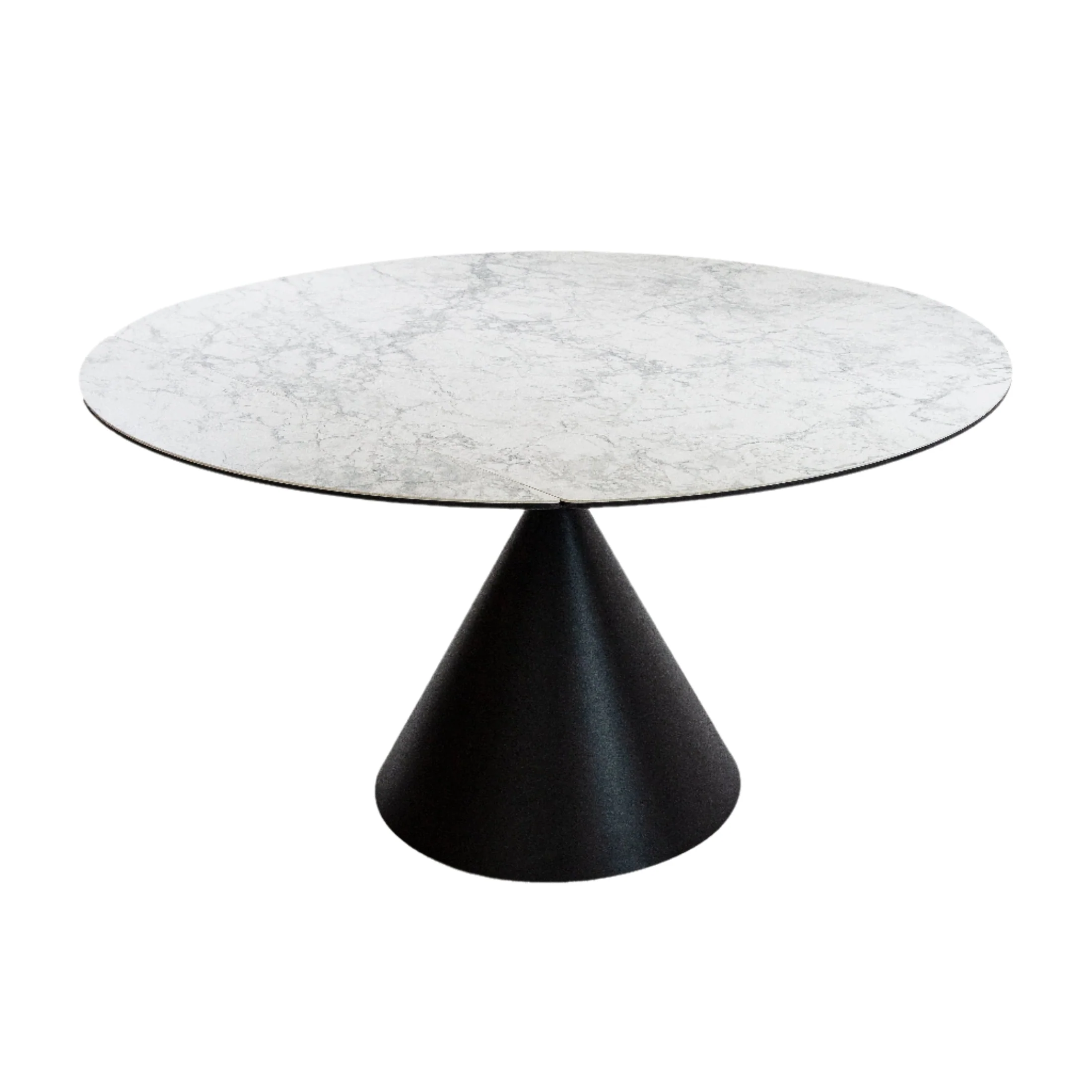 Sustainable Elskede Round Extendable Dining Table - Faux Marble Outstanding