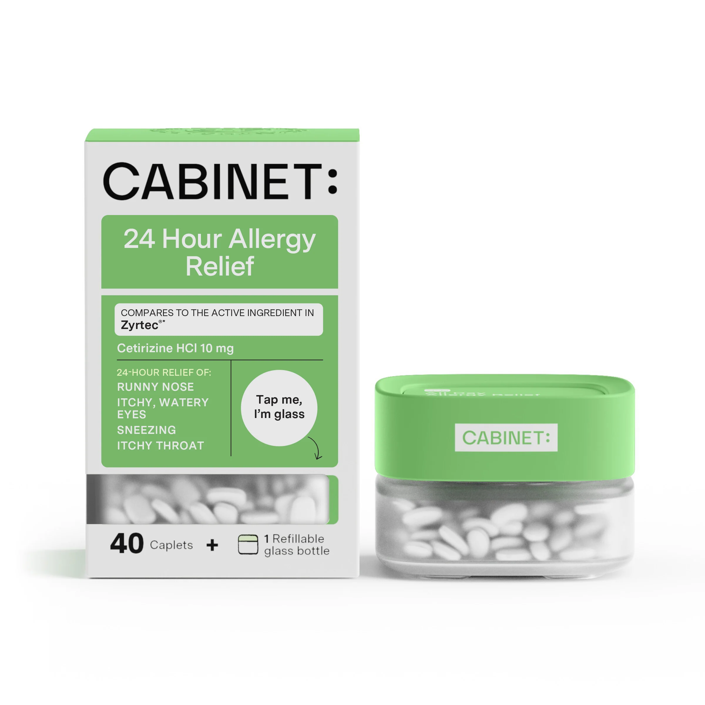 Certified Cabinet Health All Day Allergy Relief - Cetirizine HCl 10 mg Unique