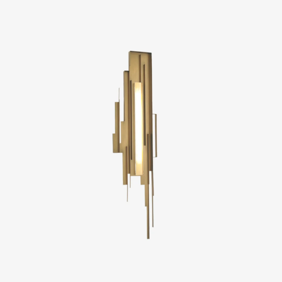 Fine Crafted Culpteds Wall Lamp Green